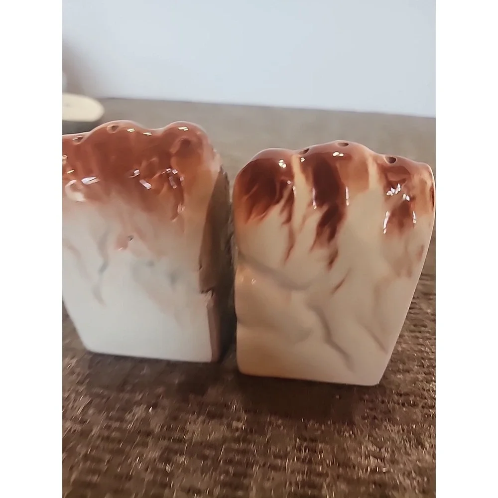 Salt & Pepper Shakers‎ Niagara Falls Made In Japan 4in Tall 2 1/2 in Wide